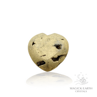 Agate Druzy Geode Crystal Gemstone Carved Heart Gold B Back