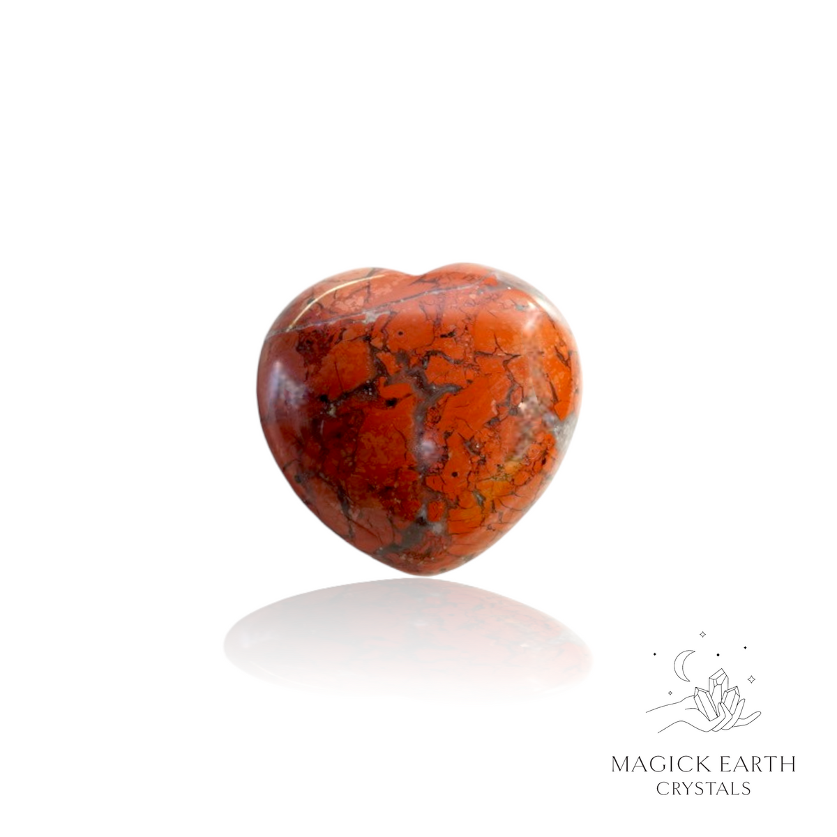 Red Jasper Crystal Gemstone Heart