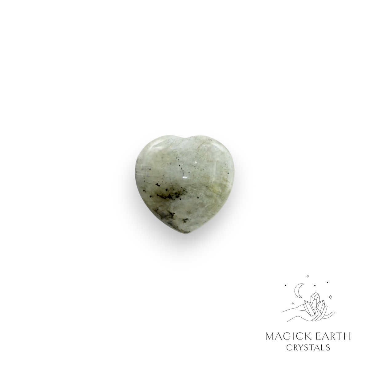 Labradorite Crystal Gemstone Tiny Heart 20mm