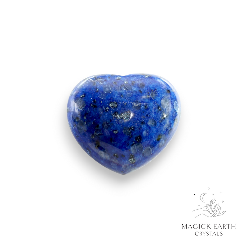 Lapis Lazuli Crystal Gemstone Heart 45mm