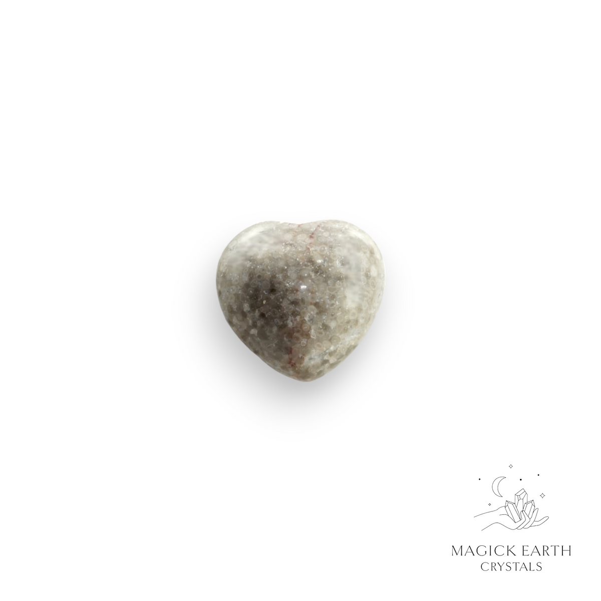 Maifanite (Maifan Stone) crystal Gemstone Tiny Heart 20mm