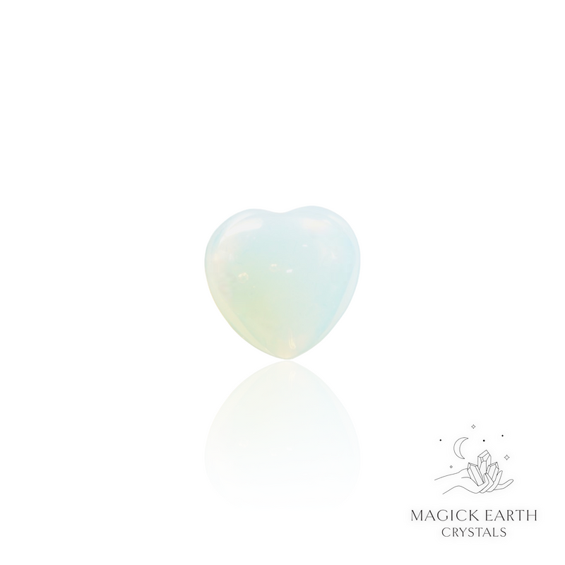 Opalite Crystal Gemstone Tiny Heart 20mm