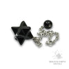 Obsidian Crystal Merkaba Pendulum for Tough Love Protection