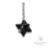 Obsidian Crystal Merkaba Pendulum for Tough Love Protection