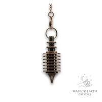 Brass Multi Disc Pendulum With  Copper Finish