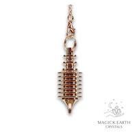 Brass Multi Disc Pendulum With Rose Gold Finish