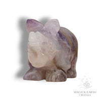 Amethyst Crystal Gemstone Rhinoceros