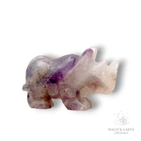 Amethyst Crystal Gemstone Rhinoceros