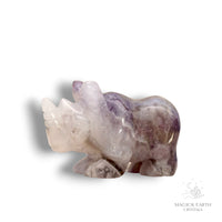 Amethyst Crystal Gemstone Rhinoceros