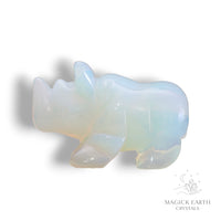 Opalite Crystal Gemstone Rhinoceros