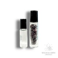 Garnet Crystal Gemstone Roll-On Chip Bottle 10ml