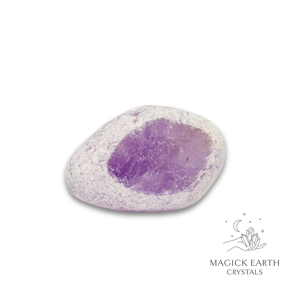 Natural Amethyst crystal seer stone
