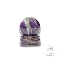  Natural Amethyst crystal sphere view a