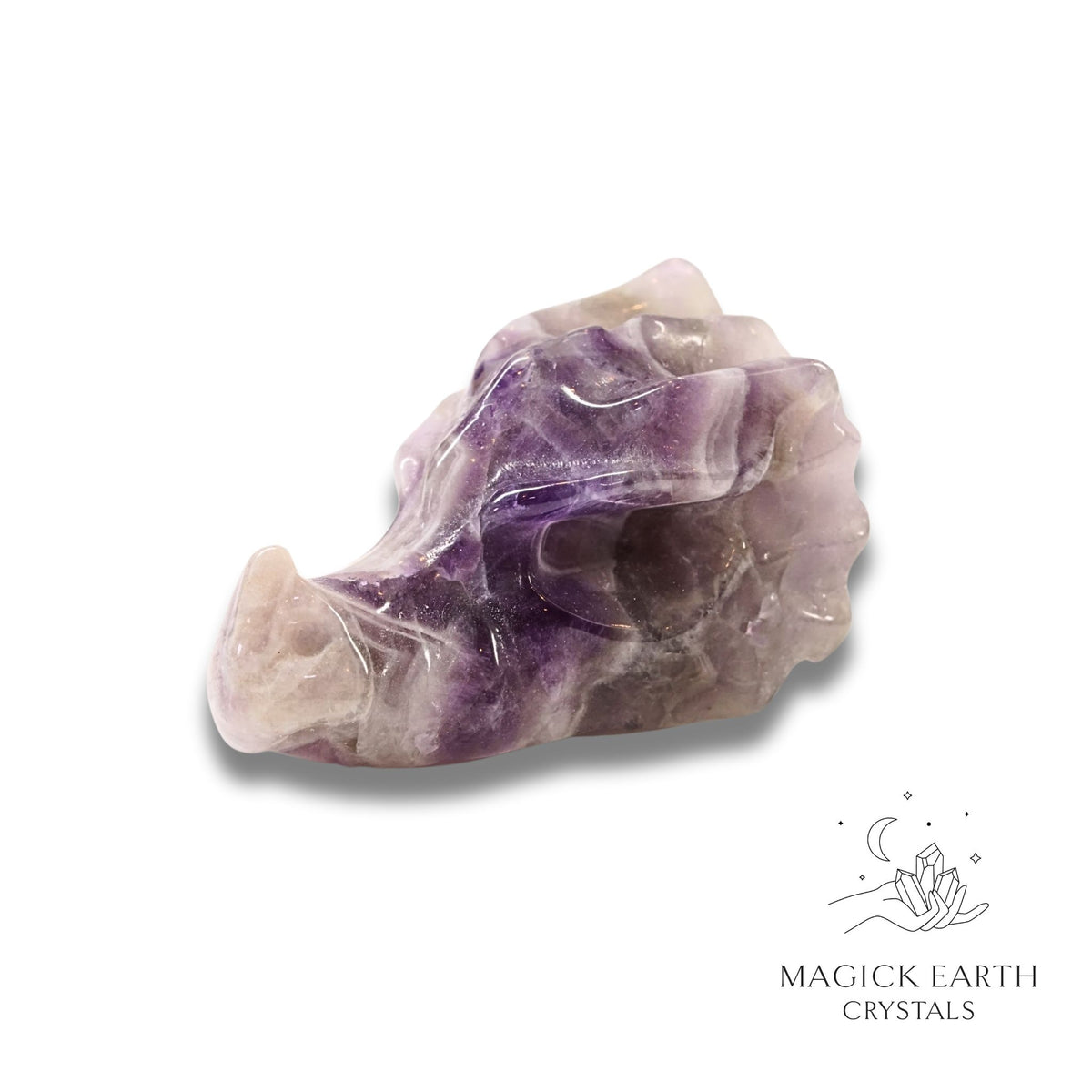 Amethyst Dragon Skull or Sacred Stillness