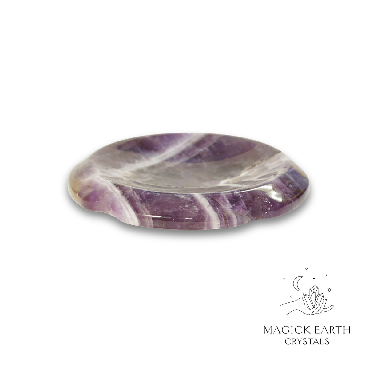 Natural Amethyst flower thumb stone view a