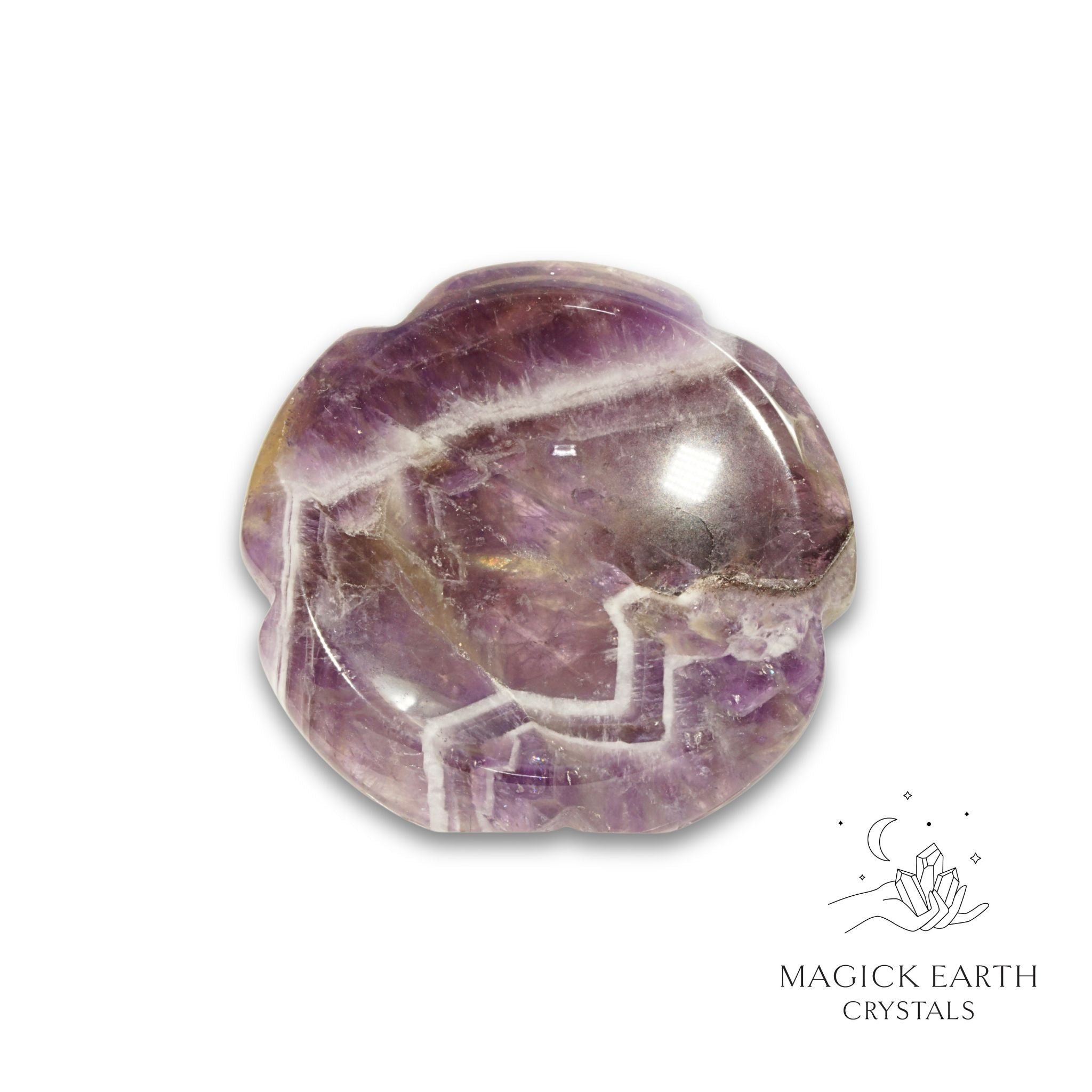 Natural Amethyst flower thumb stone view b