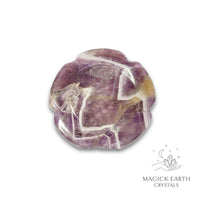 Natural Amethyst flower thumb stone view c