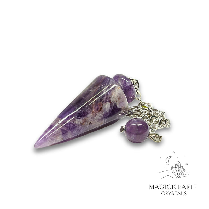 Amethyst Spike Pendulum For Sacred Stillness