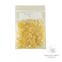 Natural Aragonite drilled crystal chips  view b