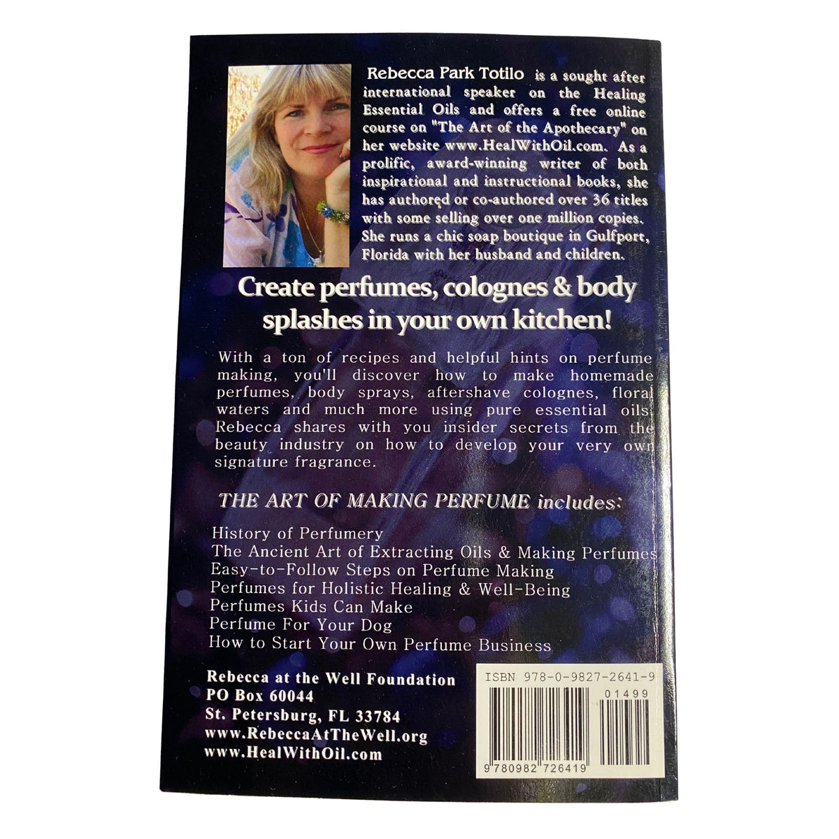 Back Cover of The Art of Making Perfume Book by Rebecca Park Totilo