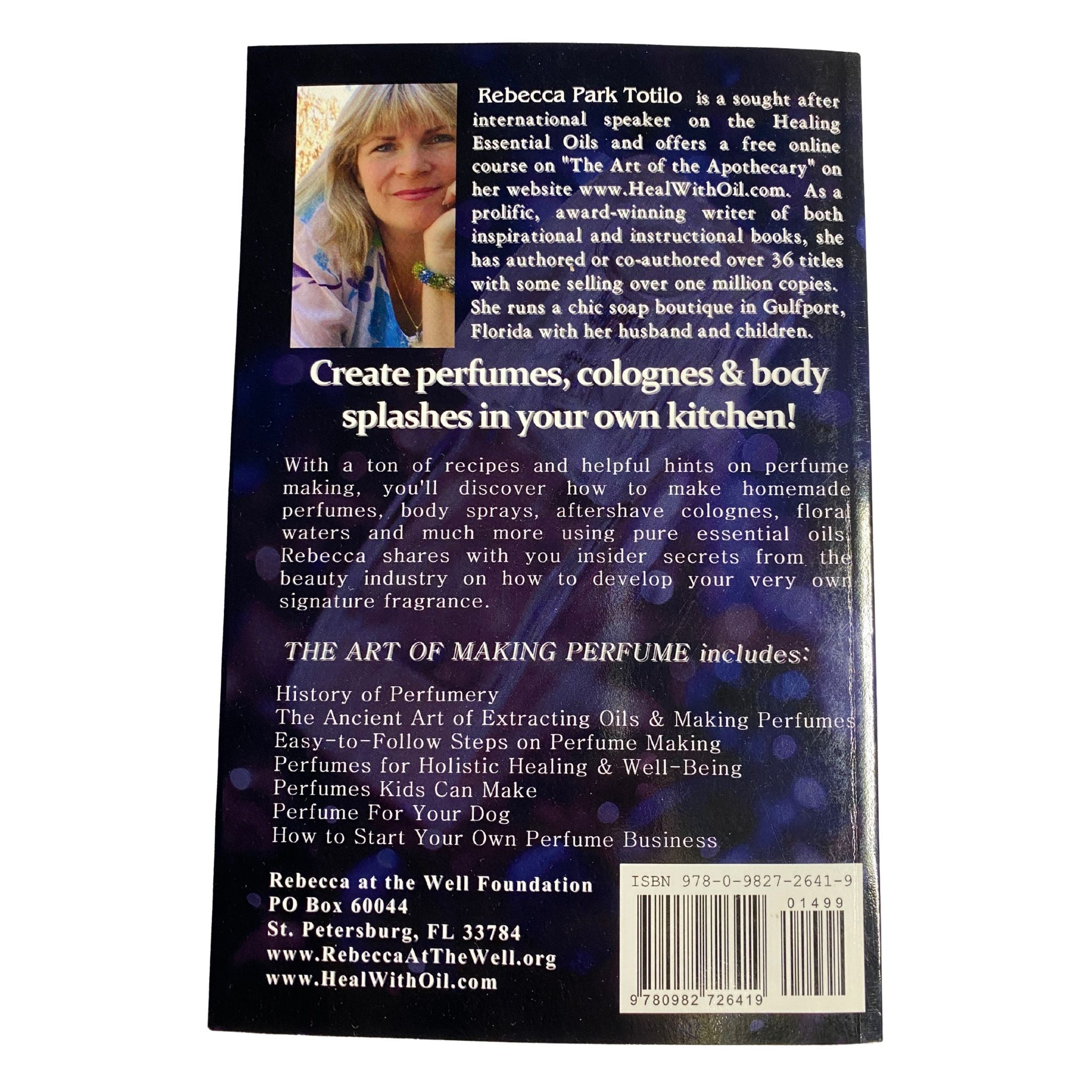 Back Cover of The Art of Making Perfume Book by Rebecca Park Totilo