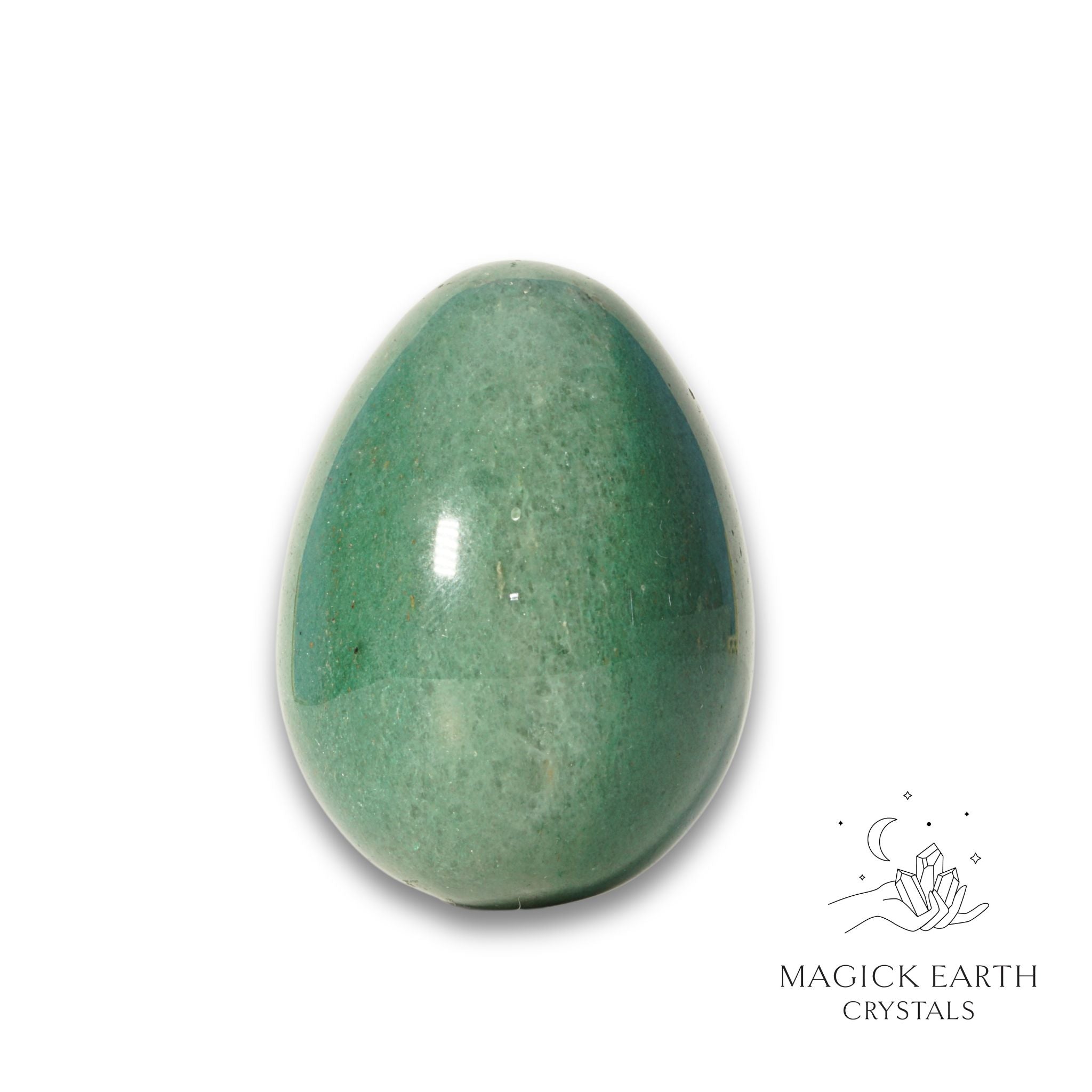 Natural Aventurine crystal egg view e