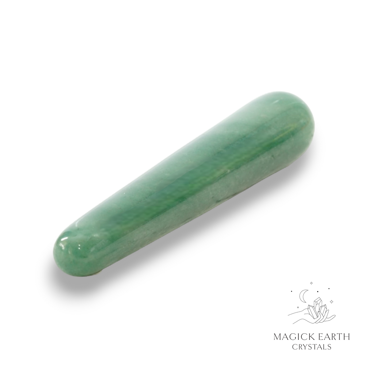 Natural Aventurine crystal massage wand