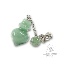 Aventurine Flask Pendulum for Bold Opportunity