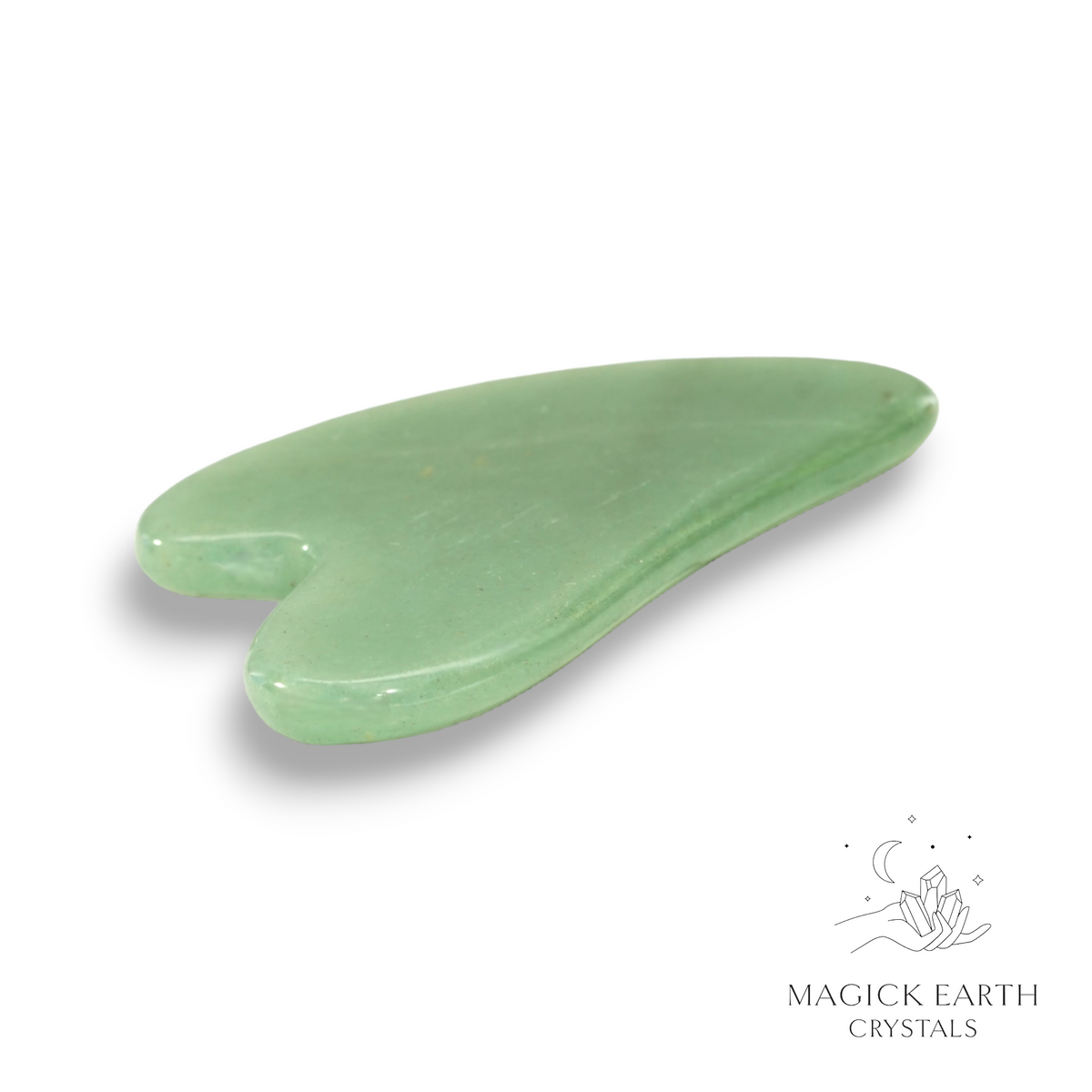Aventurine Heart Shaped Gua Sha For Bold Opportunity