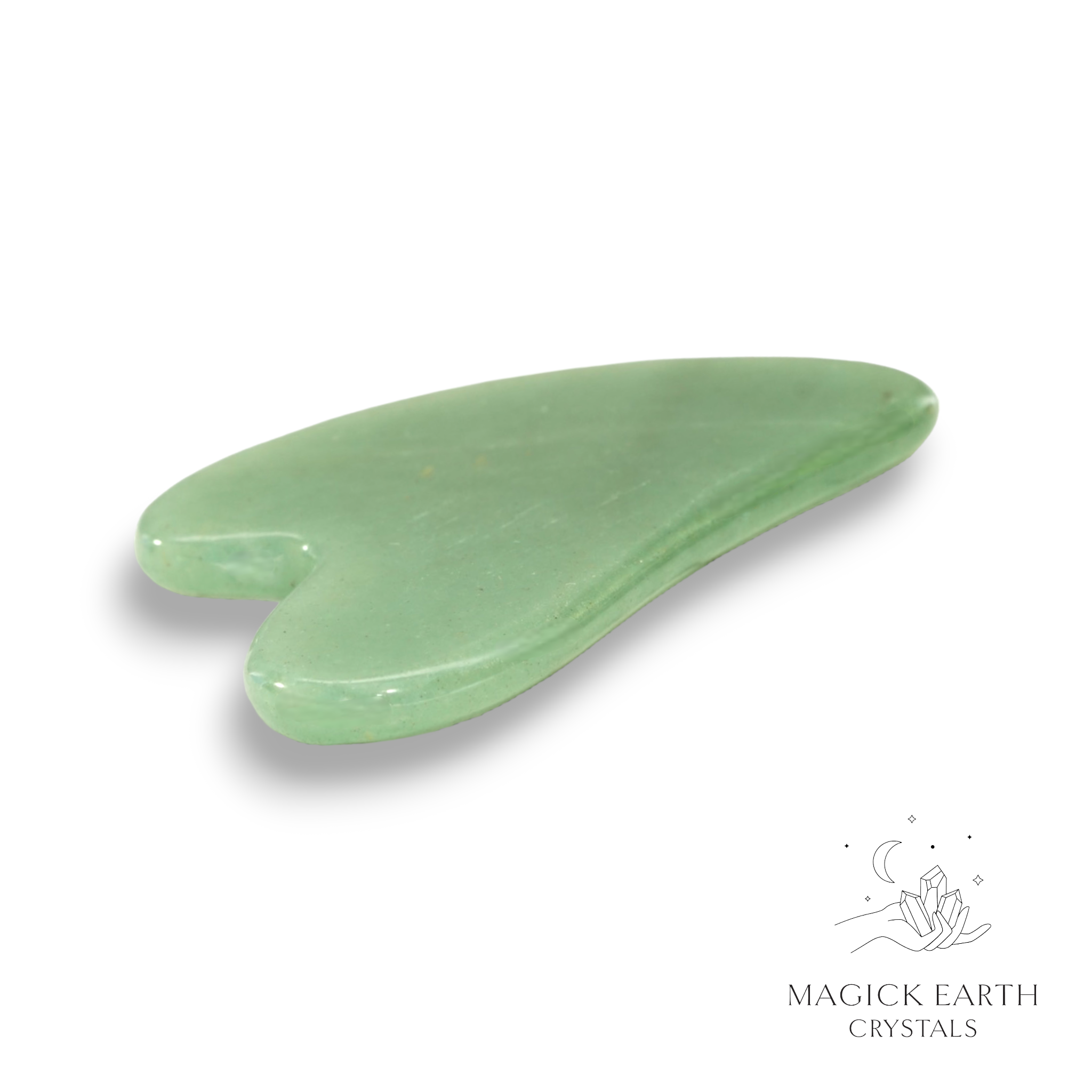 Aventurine Heart Shaped Gua Sha For Bold Opportunity