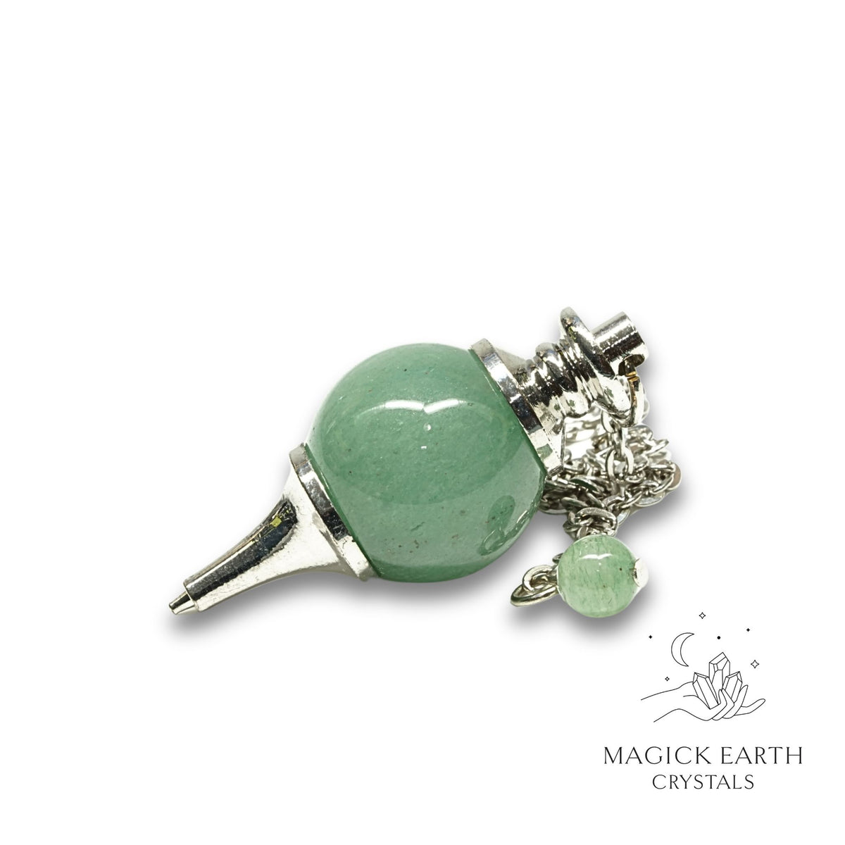 Natural Aventurine sphere crystal pendulum  