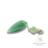 Aventurine Teardrop Pendulum for Bold Opportunity