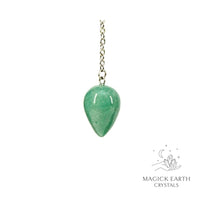 Aventurine Water Drop Pendulum for Bold Opportunity