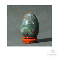 Natural Bloodstone Crystal Egg View A