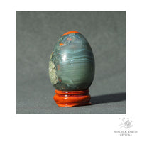 Natural Bloodstone Crystal Egg View C