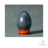 Natural Blue Aventurine Crystal Egg View A