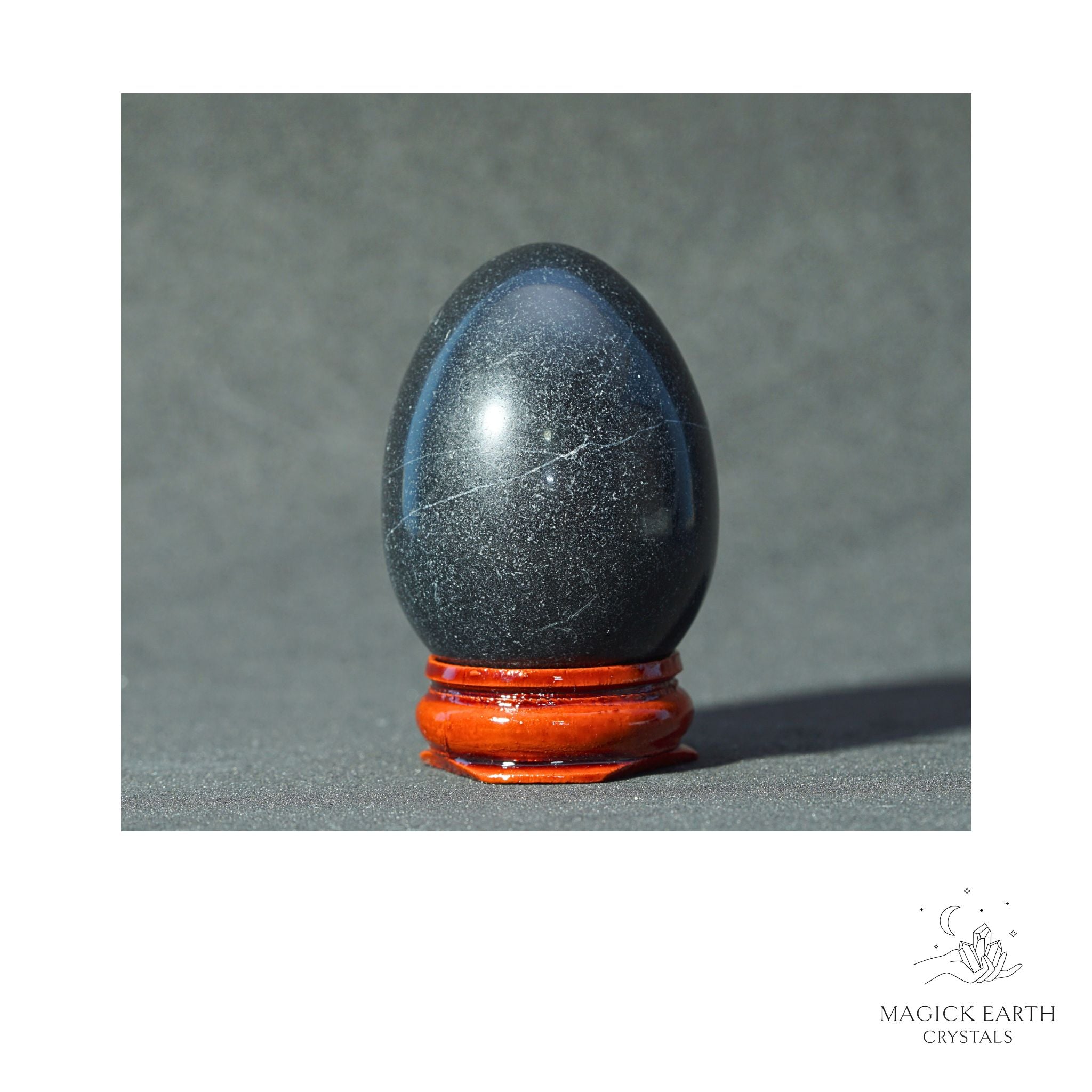 Natural Blue Aventurine Crystal Egg View B