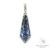 Blue Spot Jasper Bullet Pendulum Vertical View For Gentle Courage