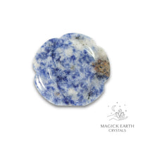 Natural Blue Spot Jasper flower thumb stone view c