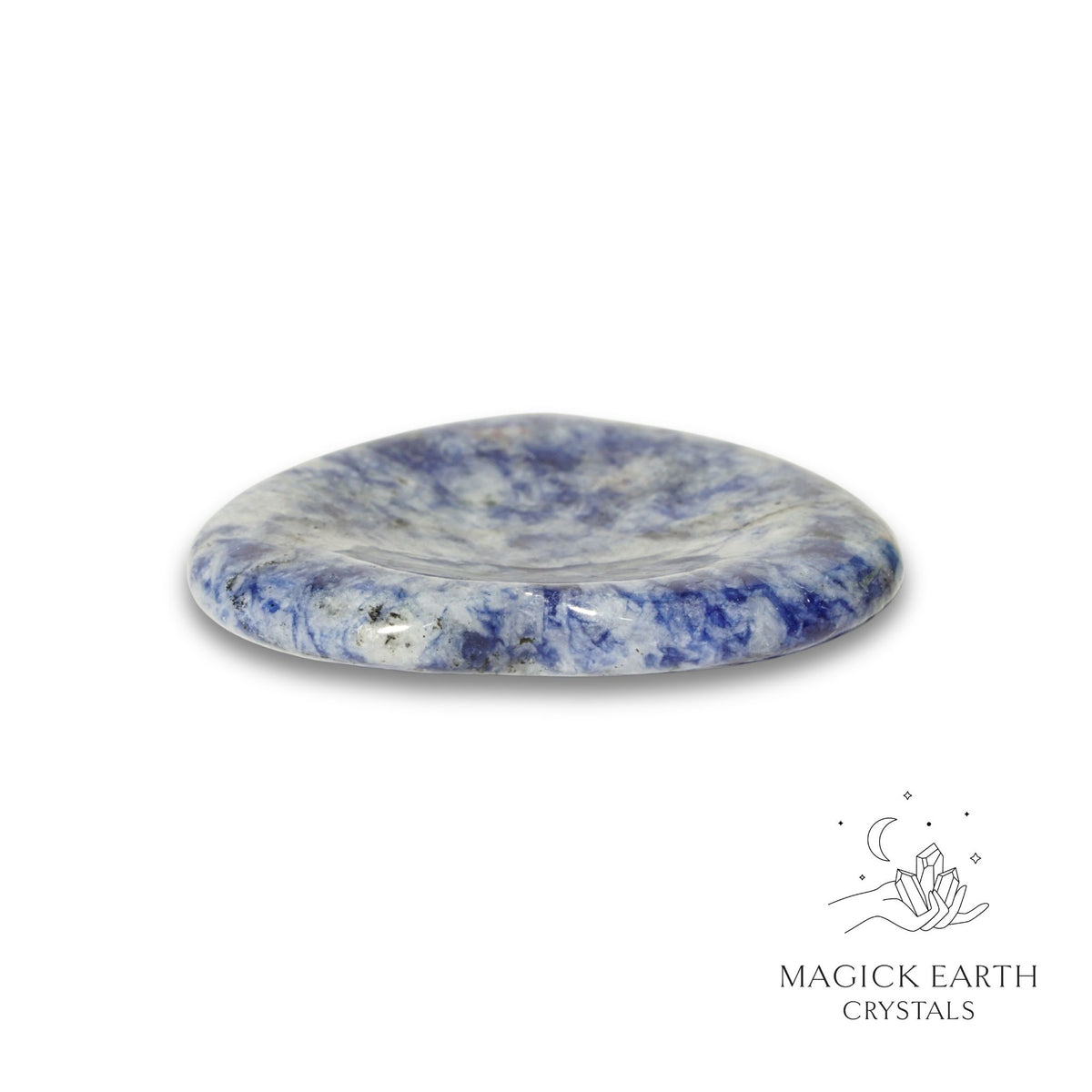 Natural Blue Spot Jasper heart thumb stone view c