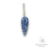 Blue Spot jasper Teardrop Pendulum for Gentle Courage