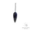 Blue Goldstone Teardrop Pendulum for Radiant Determination