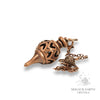  Brass Filigree  Sphere Pendulums with Copper Finish