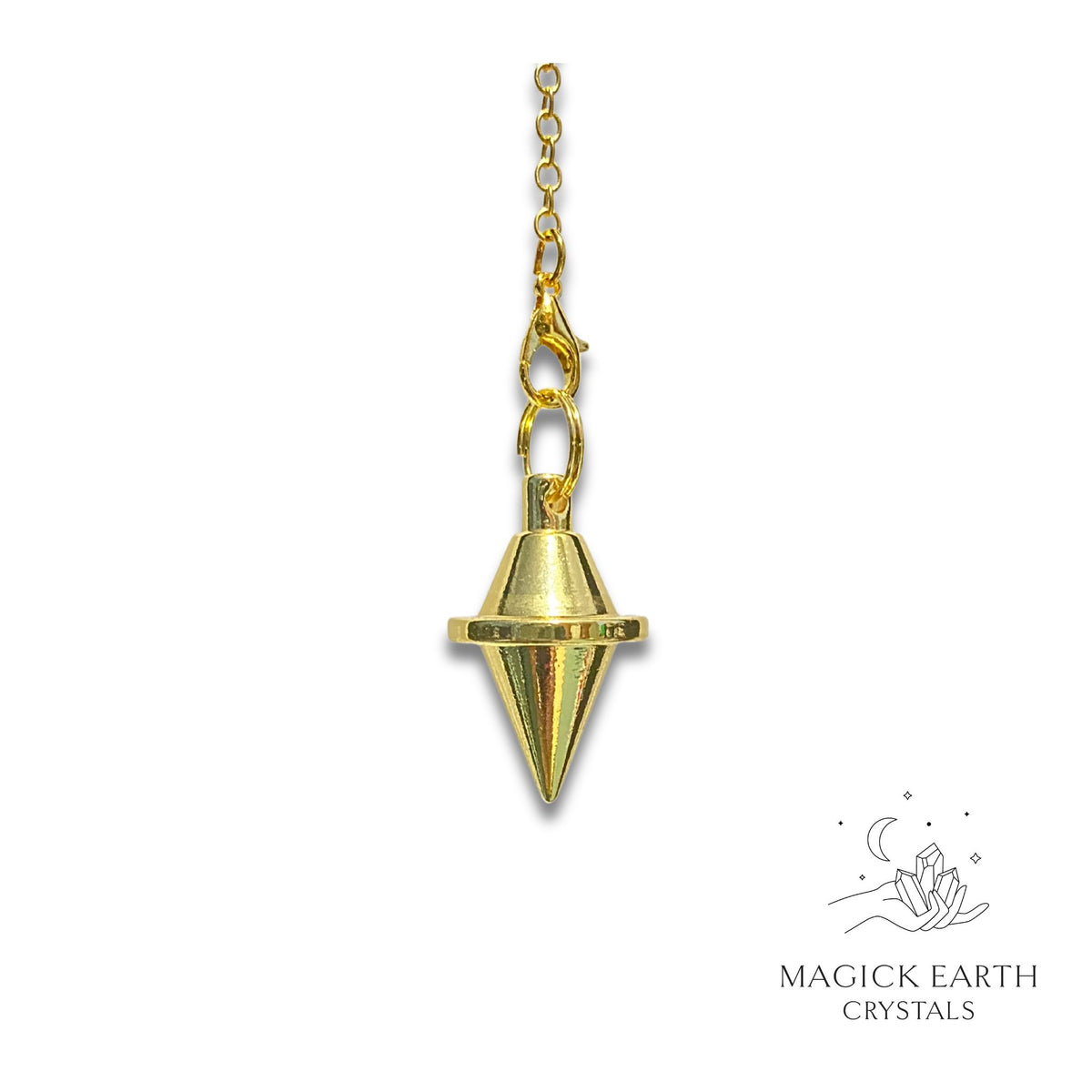 Brass spinning top apex pendulum gold finish  