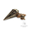 Brass Textured Cone Pendulum With Copper Finish