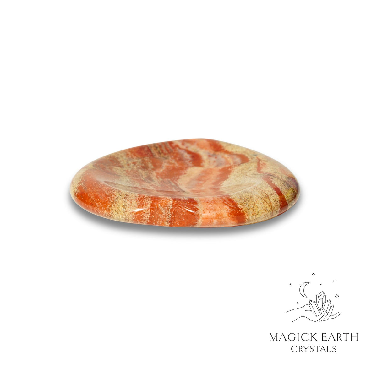 Natural Brecciated Jasper heart thumb stone view c