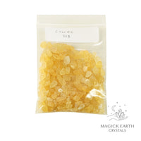Natural Calcite drilled crystal chips 50g bag view b
