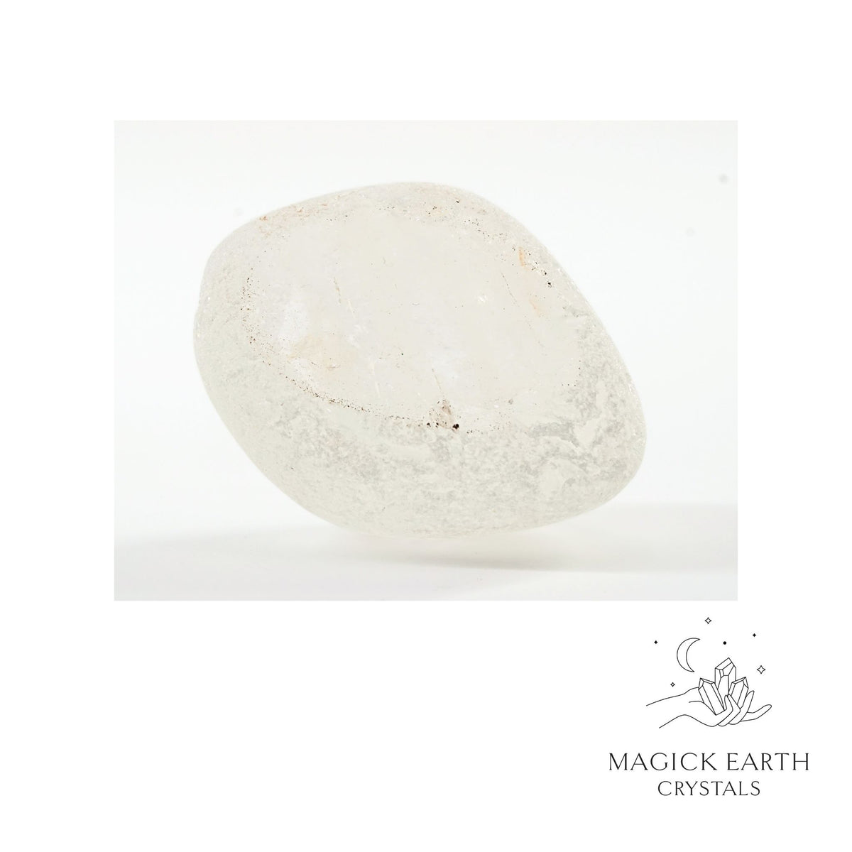  Natural Clear Quartz crystal seer stone