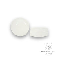 Natural Clear Quartz crystal sphere view b