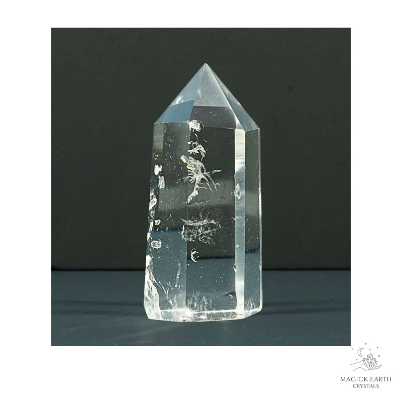 Clear Quartz Tower for Amplified Insight